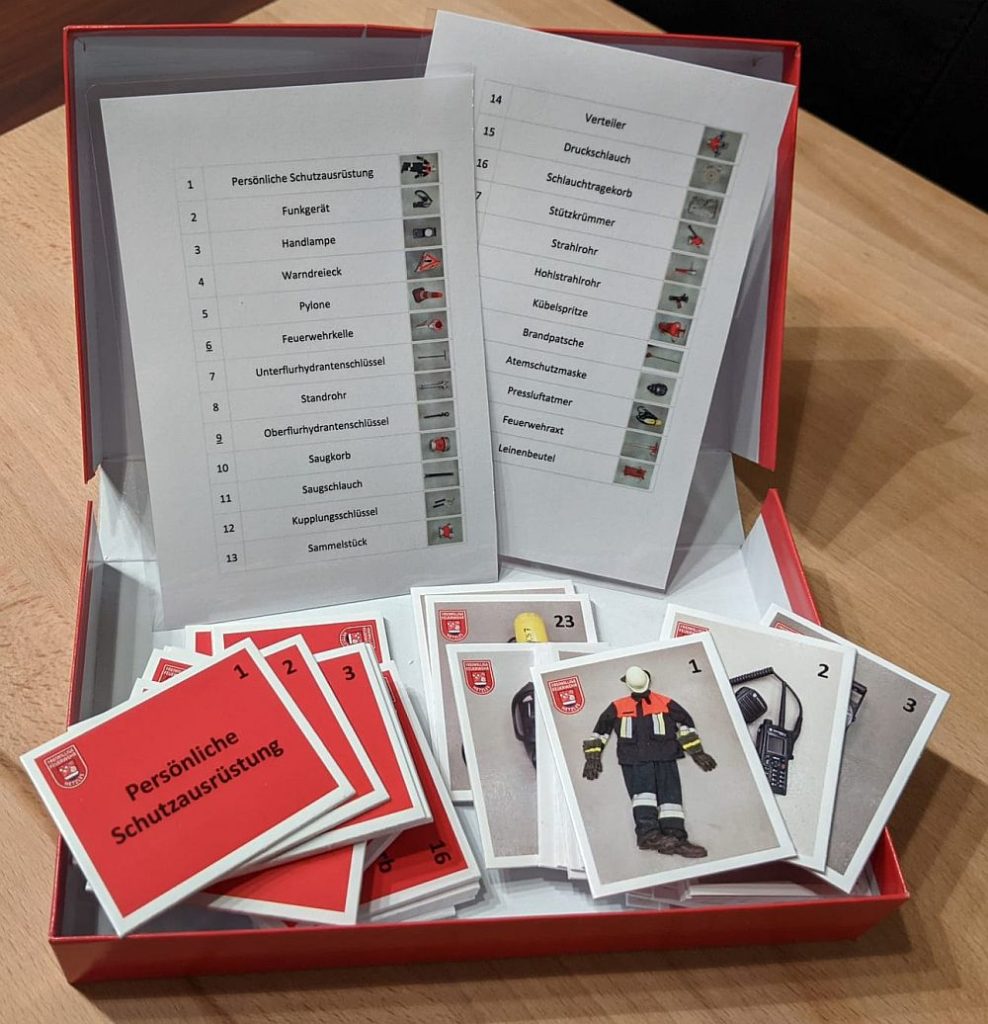 Memory-Spiel der FFW Hetzles – Freiwillige Feuerwehr Hetzles